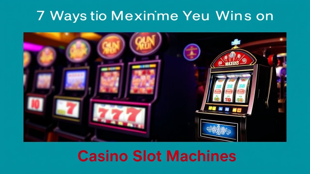 7 Ways to Maximize Your Wins on Casino Slot Machines